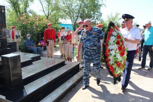 Астраханские патриоты почтили память Героя Советского Союза Дубина Ибрагима Хусаиновича